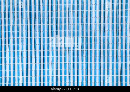 Blue Paper mat texture background can use for vertical curtain Stock Photo