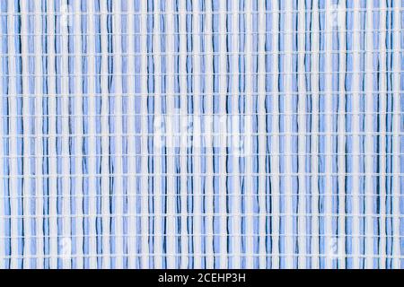 Blue Paper mat texture background can use for vertical curtain Stock Photo
