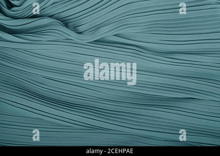 plisse fabric background texture. pleated skirt fabric texture. closeup pleated fabric texture pattern Stock Photo