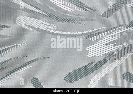 Grey Fabric blind curtain texture background can use for backdrop or cover Stock Photo