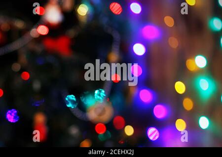 Colored lights abstract for texture background Stock Photo