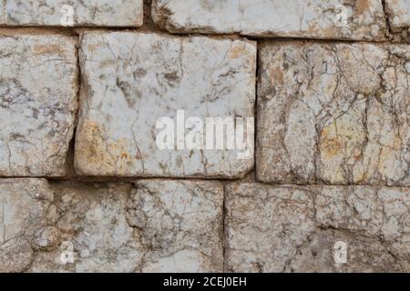 A fragment of an old wall. Stock Photo