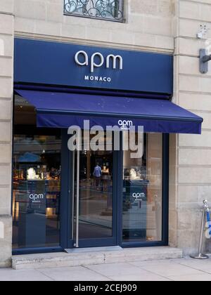 Bordeaux Aquitaine France 08 25 2020 APM Monaco logo and