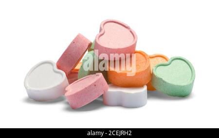 blank blue candy heart