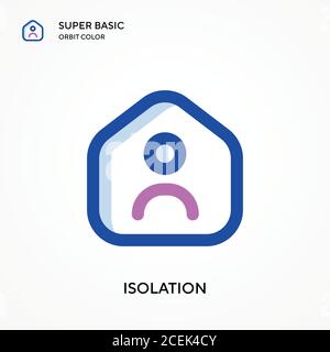 Isolation super basic orbit color vector icon. Illustration symbol design template for web mobile UI element. Perfect color modern pictogram on editab Stock Vector