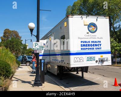 Cook County Department of Public Health Emergency Response Unit. Stock Photo