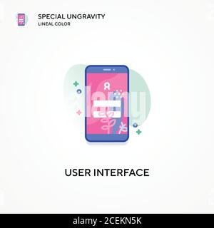 User interface special ungravity lineal color icon. Modern vector illustration concepts. Easy to edit and customize. Stock Vector