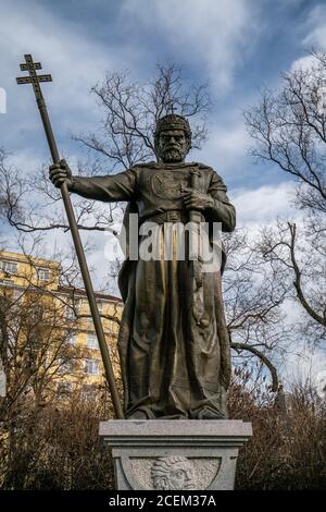 Statue of Emperor Samuel of Bulgaria (reign 9971014) in Sofia