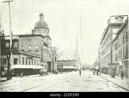 . Portland [Me.] its representative business men and its points of interest. under the changed condition of affairs.Still the growth of the population was discouragingly small, and in 1675 there were but forty families intown. More than forty years had passed, since the first settlement by Cleeves and Tucker, without the PORTLAND AXD ITS POIXTS OF JXTEREST. 13 least trouble with the Indians, but the colonists had been industriously sowing the wintl meanwhile, bycheating ami abusing the savages, and they were destined to reap the whirlwind in the shape of KingPhilips War, one result of which wa Stock Photo