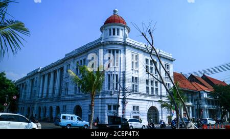 Jakarta, Indonesia - July 10, 2019: Old and historical building in Kota Tua (Old Town). Stock Photo