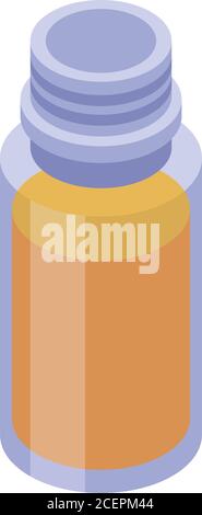 Potion essential oils icon, isometric style Stock Vector