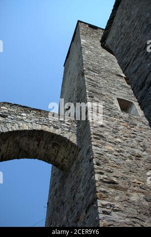 Castlegrande in Bellinzona Stock Photo