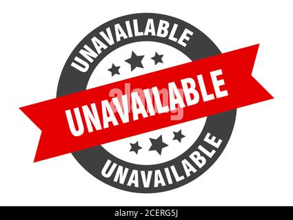 unavailable sign