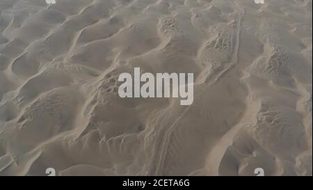 Snow-white sand dunes at Ica Peru