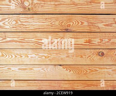 Fall old table top view. Wooden planks background, orange warm texture board. Blogger vintage backdrop, product display Stock Photo
