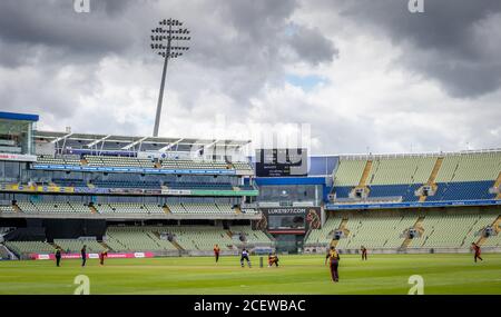 General shot of Thunder playing Central Sparks in a Rachael Heyhoe Flint Trophy match at Edgbaston Cricket Ground Birmingham UK Stock Photo