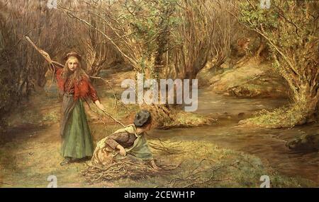 Barclay Edgar Children Of The New Forest Stock Photo Alamy