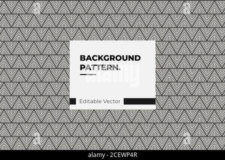 modern geometric pattern background for web and poster illustration Stock Vector