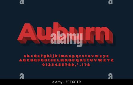 alphabet  meat red text effect or font effect design Stock Vector