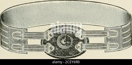 . Abdominal hernia : its diagnosis and treatment. 6. Bow-spring hard-rubber umbilical truss. MECHANICAL TREATMENT: UMBITJCAT,. 363 Group of Adult Umbilical Trusses {^Continutd),. 7. Elastic umbilical truss. Stock Photo