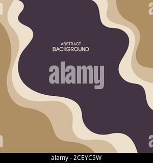 Abstract liquid shapes background. Smooth geometric shapes composition. Applicable for covers, placards, posters, brochures, flyers, banner designs. Stock Vector