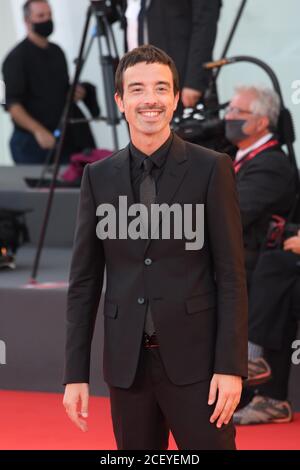 Venice, Italy. 02nd Sep, 2020. 77th Venice Film Festival 2020, Opening Ceremony Red Carpet. Pictured: Diodato Credit: Independent Photo Agency Srl/Alamy Live News Stock Photo