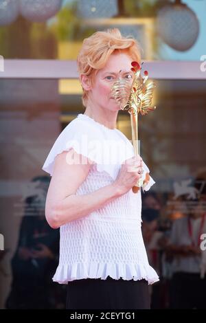 Venice, Italy. 02nd Sep, 2020. Tilda Swinton, Opening Red Carpet, 77th Venice Film Festival in Venice, Italy on September 02, 2020. Photo by Ron Crusow/imageSPACE Credit: Imagespace/Alamy Live News Stock Photo