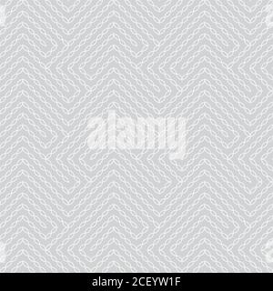Vector seamless pattern. Modern stylish texture with intersecting wave lines. Regularly repeating original geometric ornament. Trendy design Stock Vector