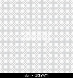 Checkered seamless pattern. Classic abstract geometric background. Infinitely repeating geometrical texture consisting of small rhombuses, flowers. Ve Stock Vector