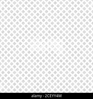 Vector seamless pattern. Abstract small textured background. Classical simple geometrical texture with small rhombuses, diamonds, strips, corners. Sur Stock Vector