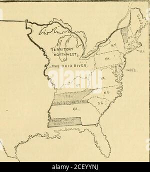 . Territorial and commercial expansion of the United States, 1800-1900. .No. 4.—17(;0-1800. Vermont cut off from New York and Admitted as a State (1791).—Tennessee Formed and Admitted asa State (1796), and Adjacent Territory at the South Designated as Territory Soutii of Tennessee.—Territory at totExtreme Southwest Organized as Territory of Mississippi (1798). 368 TEEEITOEIAL AND COMMEECIAL EXPANSION OP THE UNITED STATES.  [ August, AMERICAN OCCUPATION. The Spanish representatives were still in control at New Orleans and in possession of the entire territory when the treaty wasratified, and th Stock Photo