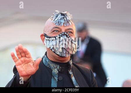 Venice, Italy. 02nd Sep, 2020. Maurice attends the opening night premiere of 'Lacci' during the 77th Venice Film Festival at Palazzo del Cinema on the Lido in Venice, Italy, on 02 September 2020. | usage worldwide Credit: dpa picture alliance/Alamy Live News Stock Photo