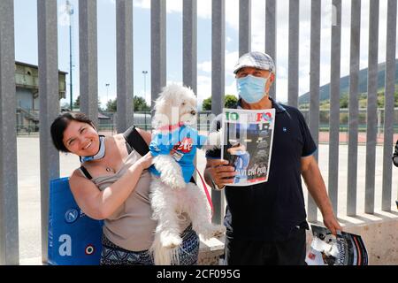 Castel Di Sangro, CAMPANIA, ITALIA. 1st Sep, 2020. 03/07/2020 In Castel di Sangro, Napoli both Train with passion in view of the new championship.In the picture: Credit: Fabio Sasso/ZUMA Wire/Alamy Live News Stock Photo