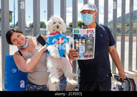 Castel Di Sangro, CAMPANIA, ITALIA. 1st Sep, 2020. 03/07/2020 In Castel di Sangro, Napoli both Train with passion in view of the new championship.In the picture: Credit: Fabio Sasso/ZUMA Wire/Alamy Live News Stock Photo