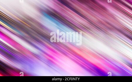 Motion blur colorful gradient diagonal lines abstract background Stock Photo