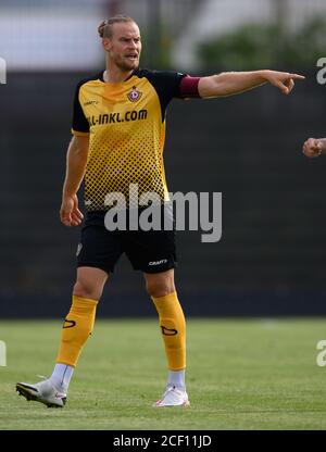 Dresden, Germany. 02nd Sep, 2020. Football: 3rd league, test match, SG ...