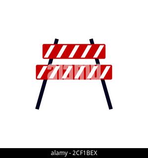 roadblock vector design template illustration Stock Vector
