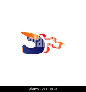 helmet vector design template illustration Stock Vector