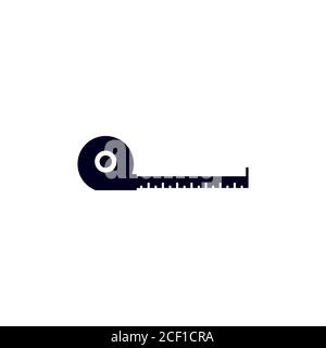 tape measure vector design template illustration Stock Vector