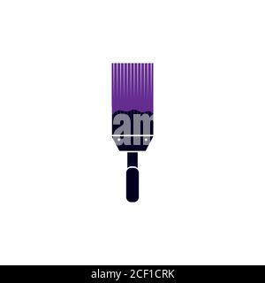 paint brush vector design template illustration Stock Vector