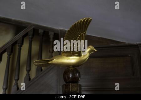 BURY ST EDMUNDS, UNITED KINGDOM - Aug 02, 2020: The church of St Mary's in the grounds of Ickworth House and the resting place of the Hervey Family Stock Photo