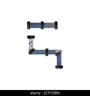 pipes vector design template illustration Stock Vector