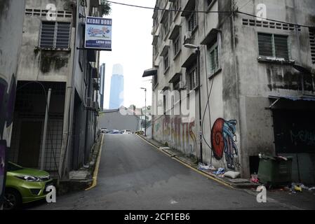 Back lanes in Malaysia, pasakdek Stock Photo