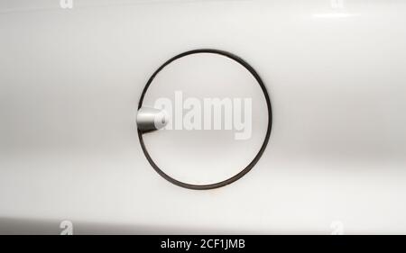 Fuel filler in car Stock Photo