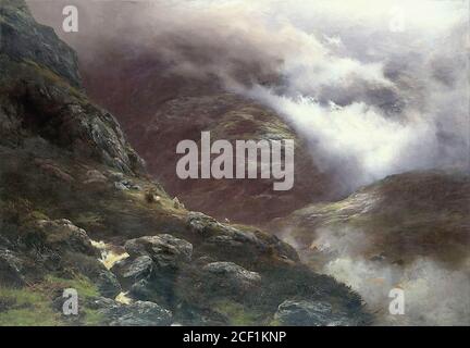 Graham Peter - After the Massacre of Glencoe - British School - 19th  Century Stock Photo