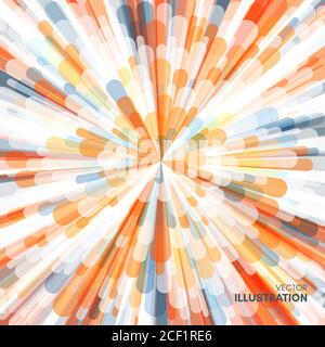 Salute and fireworks. Vector background. Abstract blurred illustration. Can be used for wallpaper, web page background, web banners. Stock Vector