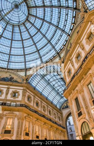 Facade of Louis Vuitton in Galleria Vittorio Emanuele II, One of the  World`s Oldest Shopping Malls. Editorial Stock Photo - Image of emanuele,  galleria: 196154543