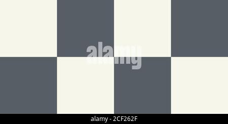 Minimal checkered geometric squares in row wide banner vector. Marketing advertise banner flat lay and copy space elements, icon, checkered background. Stock Vector