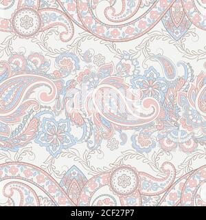 Paisley seamless pattern. Ethnic vector background Stock Vector