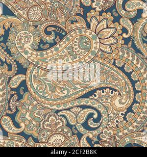 Paisley Ornamental seamless pattern. Stock Vector